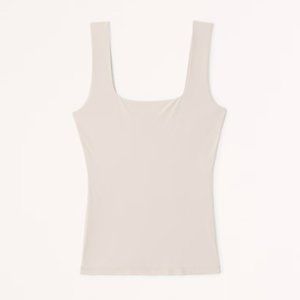 Abercrombie Soft Matte Seamless Squareneck Top